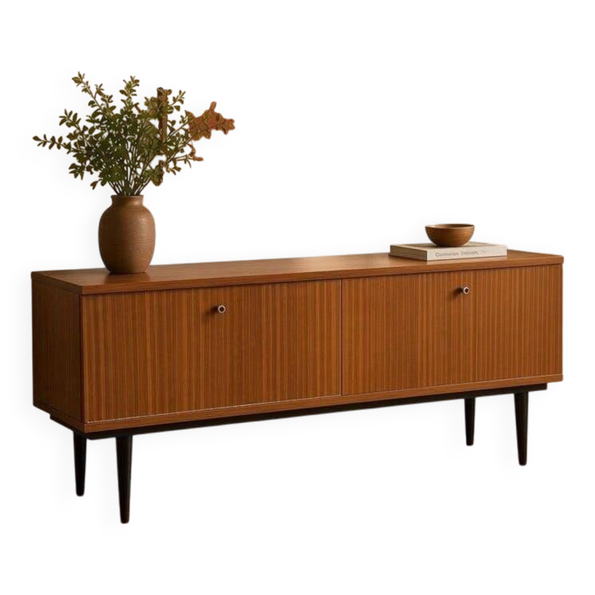 Vintage wooden TV unit. / low unit / low cabinet