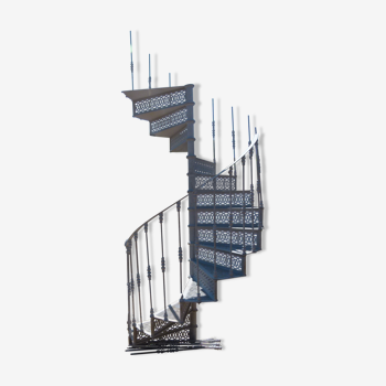 Escalier colimaçon en fonte XXème