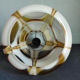 Vintage blown glass pendant lamp/chandelier