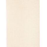 Tapis en coton recycle ecru 140 x 70 cm