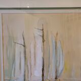 Marine Watercolor with 3 Boats