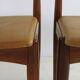 Set of four danish design dining chairs by Johanned Andersen for Uldum Møbe