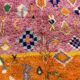 New M'rirt Berber rug in pink and orange wool – 150 × 200 cm