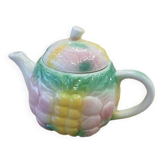 Antique teapot in slip