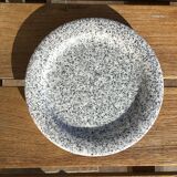 Speckled dessert plates blue gray Quadrifoglio