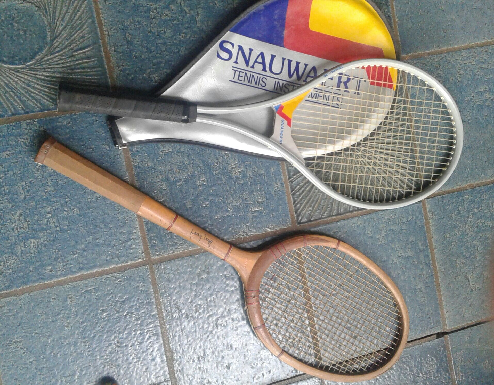 Vintage tennis rackets