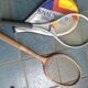 Vintage tennis rackets