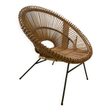1 Fauteuil rotin