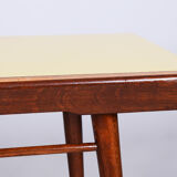 Table basse, plateau pivotant, hêtre, Umakart, Tchéquie, années 1950
