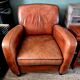 Art Deco Armchair Cognac