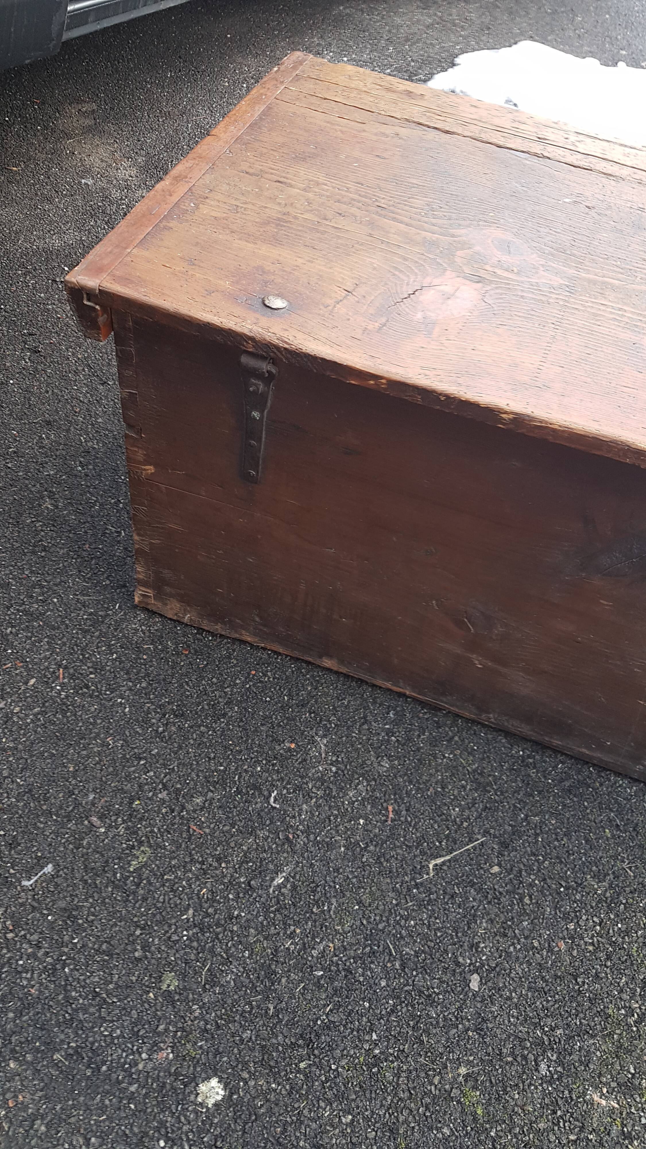 Trunk chest dated 1849