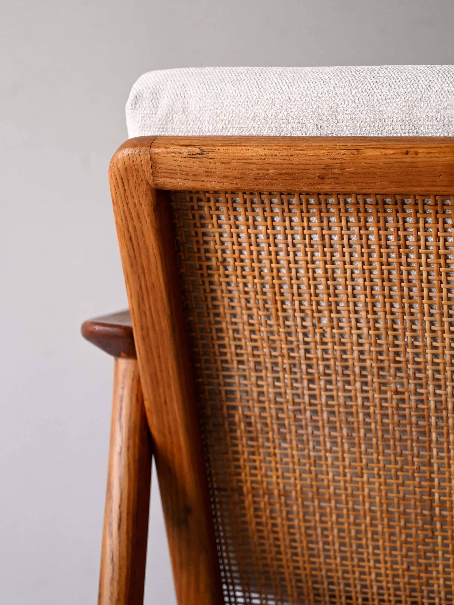 Swedish Vintage Teak armchair by Folke Ohlsson for DUX