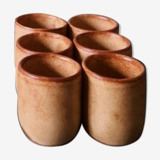 POP-UP NOEL Paris Lot 4 sandstone cups