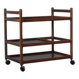 Mid-Century Modern Danish Serving Trolley in Rosewood by Henning Korch for