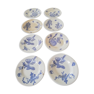 7 assiettes Nimy