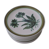 Set of 11 plates