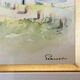 Painting watercolor "the house of viviers" quiberon signed & frame