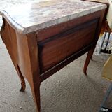 Louis XV chest of drawers 2 drawers and marble