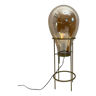 Hot air balloon lamp glass / gold metal