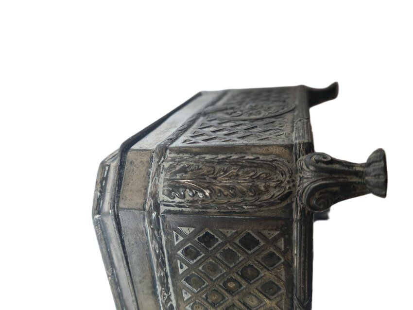 Eclectic German sugar bowl from WMF, 1890s