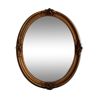 Antique oval mirror