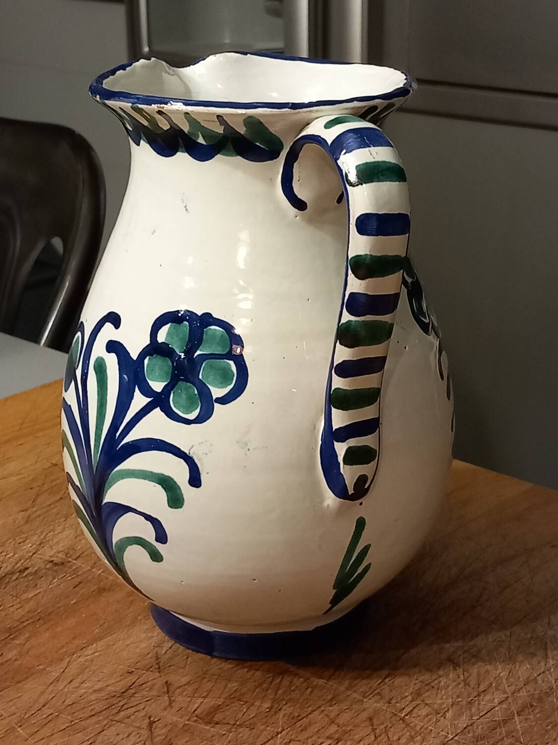 Andalusian ceramic pitcher / water pot