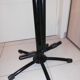 Industrial chair with height adjustment and foot rests