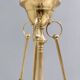Vintage Murano Glass and Brass Ceiling Light in Neoclassical Style, Italy