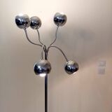 Floor lamp with 5 arms of light from the 80s