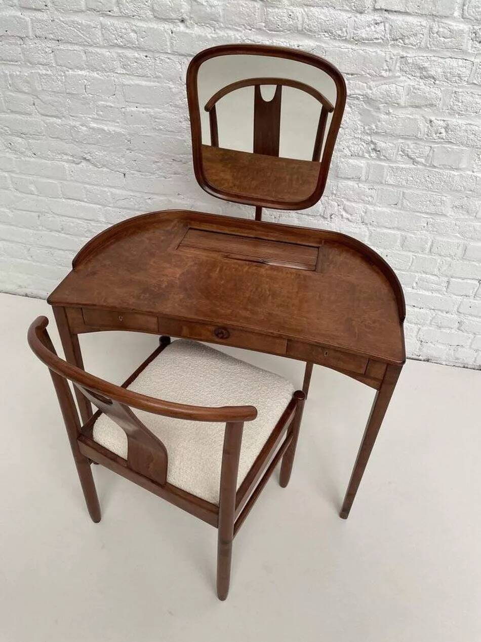 Brigitta Dressing Table and Chair by Carl Malmsten & Yngve Ekström