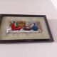 Enameled painting by the artist Tugomir Huberger, master enameler Jean Bétourné, Limoges