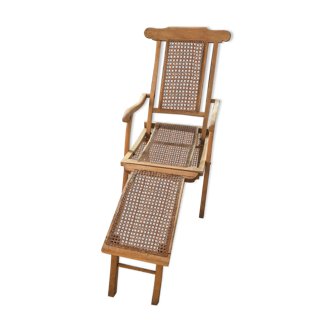 Canne boat deck long chair