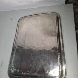 Antique silver-plated tray