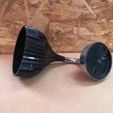 Ancienne Applique E de KARTELL Design Laviani Bakélite Noir + Métal Chromé #B015