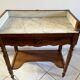 White marble vanity unit
