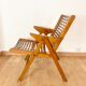 Fauteuil vintage pliant Rex Niko Kralj style scandinave