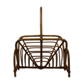 Rattan magazine holder