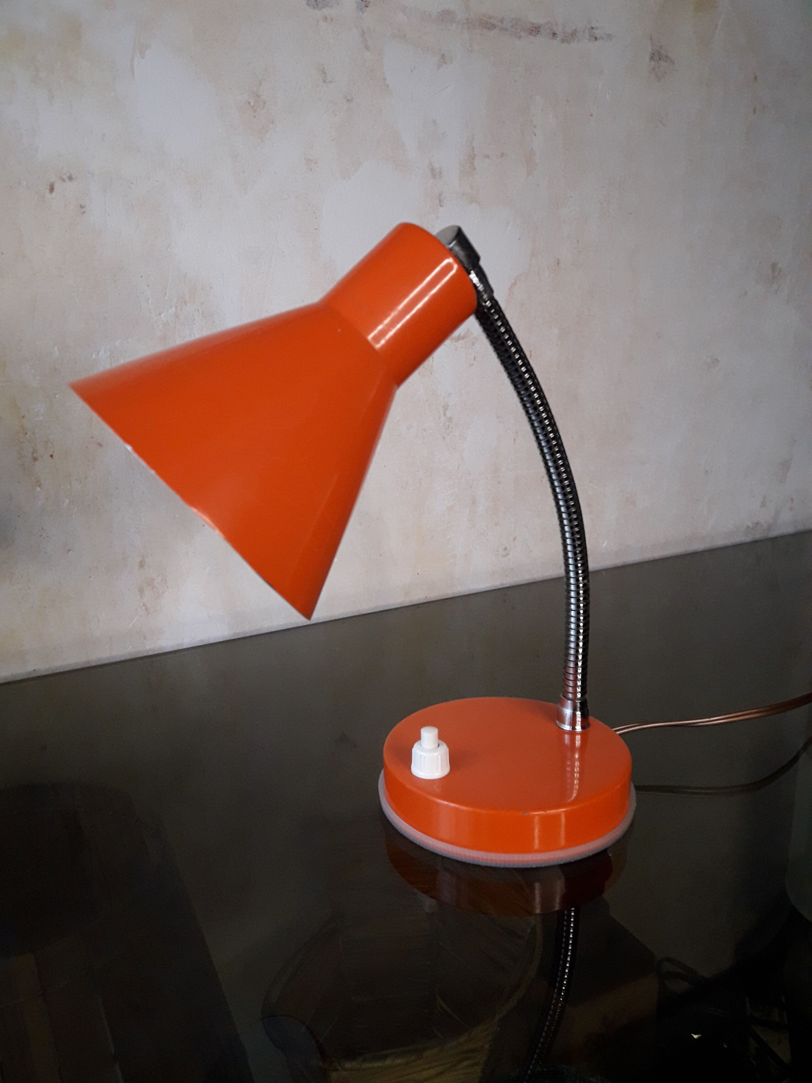 Orange lamp, 1980