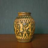 West Germany vase 958-14, Peacock ceramic vase, collection, bodo Mans, Bay Keramik