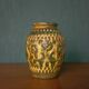 West Germany vase 958-14, Peacock ceramic vase, collection, bodo Mans, Bay Keramik