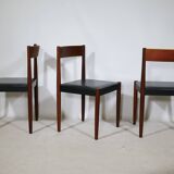 Set of 6 Danish Teak Dining Chairs by Frem Røjle, 1971