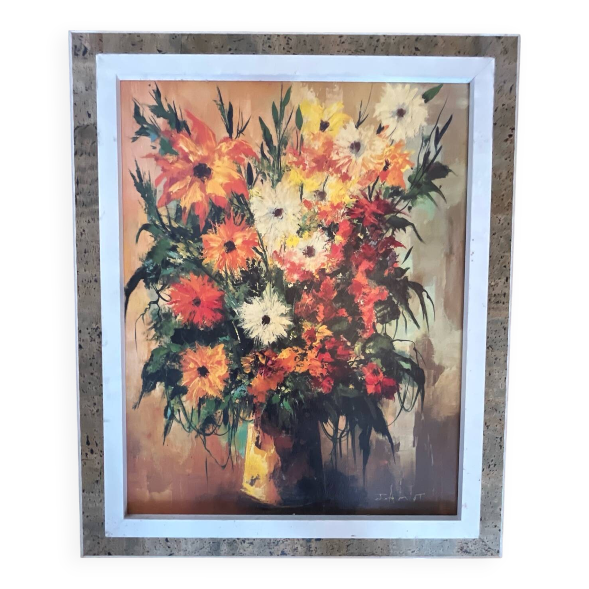 Painting, oil on canvas "Bouquet of Flowers"