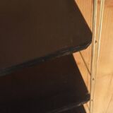 Black metal string shelf, 50s-60s