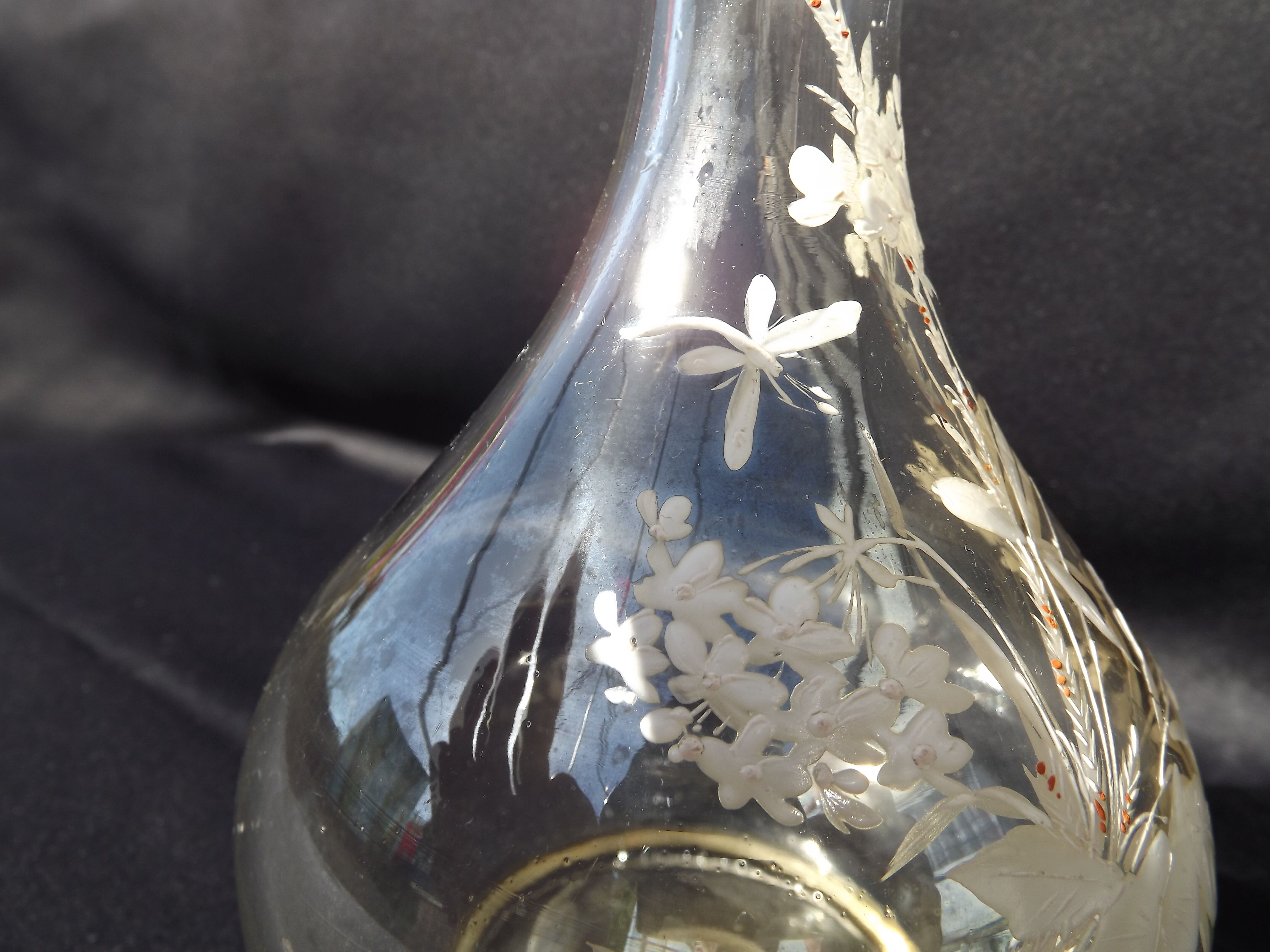 Carafe with swaddled decoration