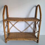 Bamboo wall shelf