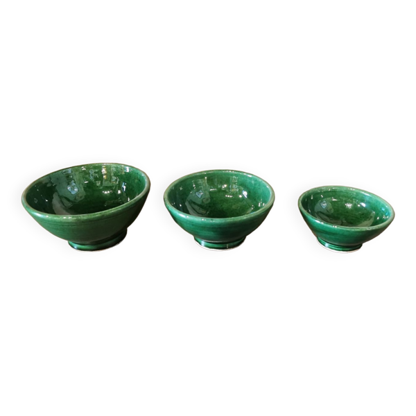 Trio bols artisanaux Maroc