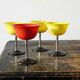 4 Art Deco dessert bowls in Nudawn & Catalin, Canada, 1930s