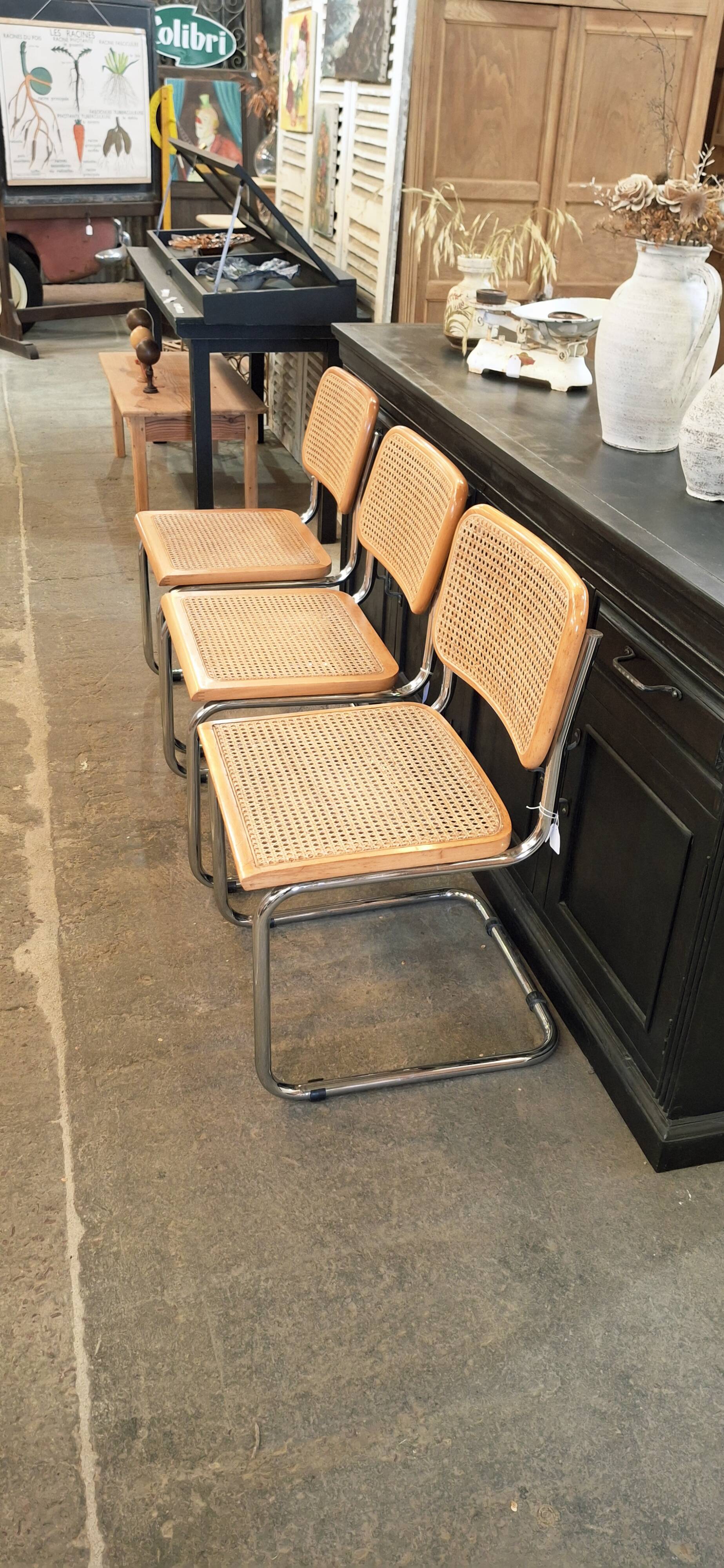 Chaises Marcel Breuer Cesca B 32