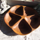 Wooden tray for aperitif, Scandinavian style, vintage