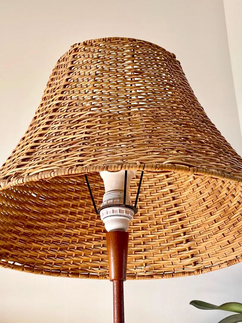 Scandinavian teak floor lamp 1960s
